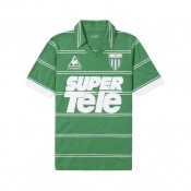 Le Coq Sportif Maillot Super Tele 81 St Etienne Vert T-Shirts Manches Courtes Homme Pas Cher